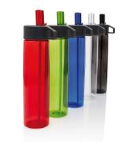 Бутылка для воды Tritan с трубочкой, 750 мл