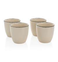 Набор керамических чашек Ukiyo, 4 предмета