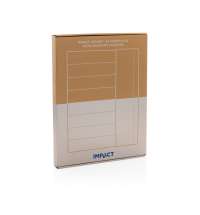 Органайзер Impact из rPET Aware™ с магнитной застежкой, А4