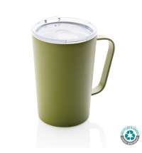 Термокружка из переработанной нержавеющей стали с ручкой (стандарт RCS), 420 мл