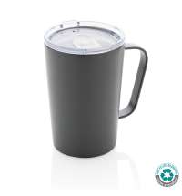 Термокружка из переработанной нержавеющей стали с ручкой (стандарт RCS), 420 мл