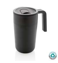 Термокружка из переработанного полипропилена GRS и нержавеющей стали с ручкой, 480 мл
