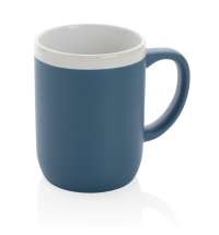 Керамическая кружка с белым ободком, 300 мл