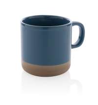 Керамическая кружка, глазурованная, 360 мл