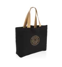 Большая сумка-шоппер Impact из переработанного неокрашенного канваса AWARE™, 240 г/м²