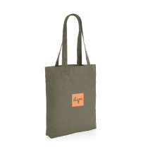 Сумка-шоппер Impact из переработанного неокрашенного канваса AWARE™, 285 г/м²