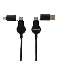 Кабель 6-в-1 Urban Vitamin Oakland из переработанного пластика RCS для быстрой зарядки 45 Вт