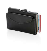 Кошелек с отделением для монет и держателем для карт C-Secure RFID, черный