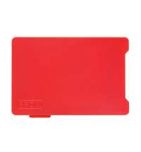 Держатель RFID для пяти карт, красный