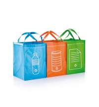 3 сумки для сортировки мусора