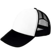 Бейсболка Sunbreaker, черная с белым