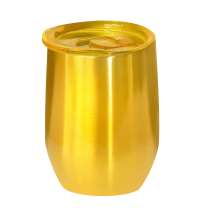 Термокружка с двойной стенкой Coffixx, желтая