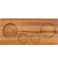 Набор для виски и коктейлей на подставке из дуба «Savour»