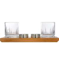 Набор для виски и коктейлей на подставке из дуба &laquo;Savour&raquo;