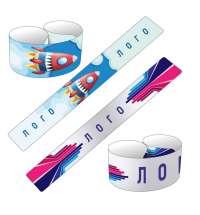 Браслет Slap с печатью на заказ