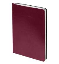 Ежедневник Nebraska Flex, недатированный, бордовый с серебристым