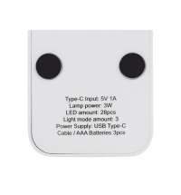 Складывающая настольная лампа с подставкой для телефона «Stack N», 3 Вт