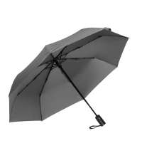 Зонт-автомат Reviver с куполом из переработанного пластика