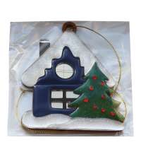 Ёлочная игрушка Домик