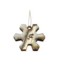 Ёлочная игрушка Снежинка