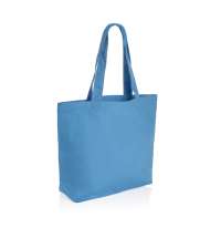 Сумка-шоппер Impact из переработанного канваса Aware™ с карманом, 240 г/м2