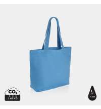 Сумка-шоппер Impact из переработанного канваса Aware™ с карманом, 240 г/м2