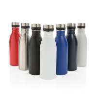 Бутылка для воды Deluxe из переработанной нержавеющей стали, 500 мл