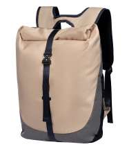 Рюкзак coolStuff Plus, бежевый c темно-синим