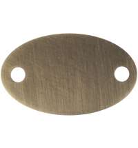 Шильдик металлический Alfa Oval, бронзовый