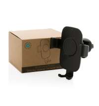 Автомобильный держатель для телефона из переработанного пластика RCS с беспроводной зарядкой, 10 Вт