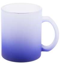 Кружка Grade Fade для сублимационной печати, матовая, темно-синяя