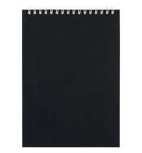 Блокнот Dali в клетку, черный