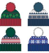 Шапка Joyful на заказ, полушерсть