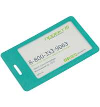 Чехол для пропуска Devon, бирюзовый