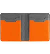 Картхолдер с отделением для купюр Dual, оранжевый