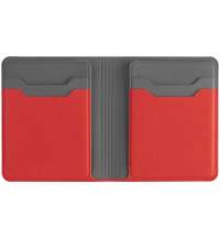 Картхолдер с отделением для купюр Dual, красный