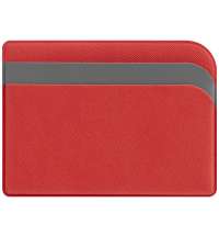 Чехол для карточек Dual, красный