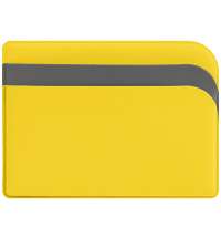 Чехол для карточек Dual, желтый