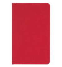 Блокнот Cluster Mini в клетку, красный