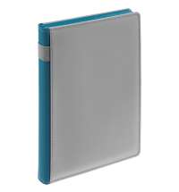 Ежедневник Spain Shall, недатированный, серый с бирюзовым