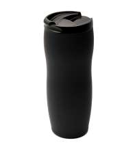Термокружка с двойной стенкой Softex, черная