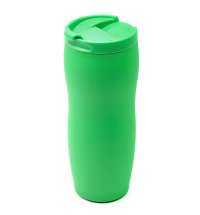 Термокружка с двойной стенкой Softex, зеленая