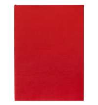 Ежедневник Flat Light, недатированный, красный