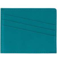 Чехол для карточек Nubuk, бирюзовый