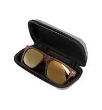 Очки солнцезащитные из бамбука с зеркальными линзами «Rockwood mirror»