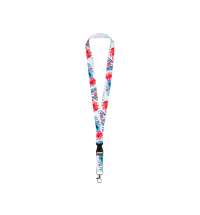 Ланъярд под сублимацию с карабином и межуровневым замком, 2 см