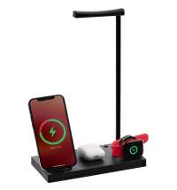 Зарядная станция с лампой Quick Trick, черная