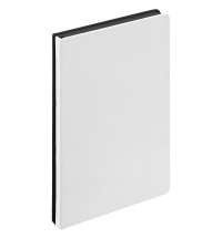 Ежедневник Duplex, недатированный, белый с черным