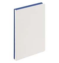 Ежедневник Duplex, недатированный, белый с синим