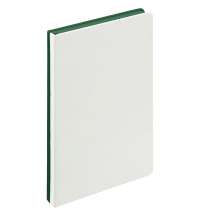 Ежедневник Duplex, недатированный, белый с зеленым